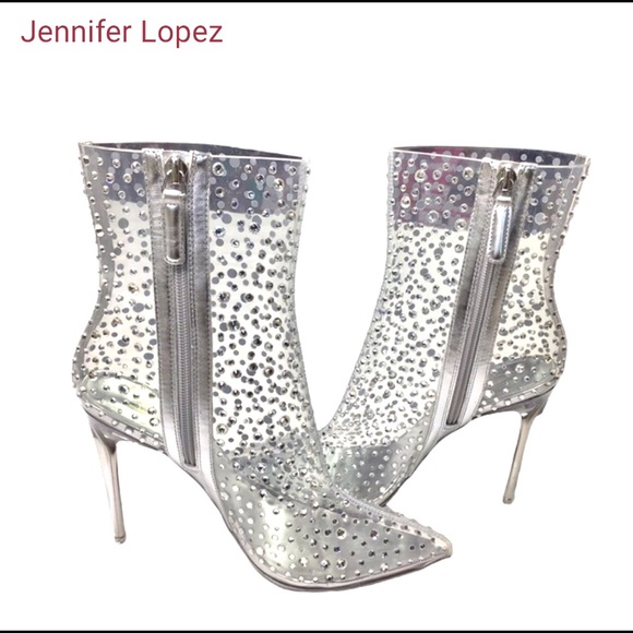 JLo Alluria Jennifer Lopez 7 Boots Heel Stiletto - Picture 3 of 6